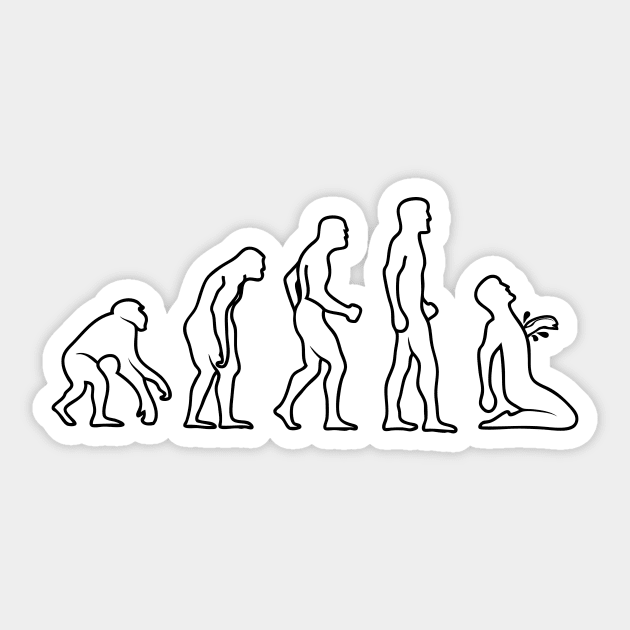 The Ascent of Morph Sticker by the50ftsnail